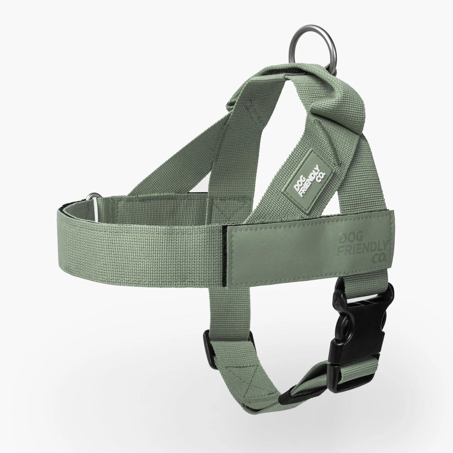 Dog Friendly Co. No-Pull Harness - Ergonomic Easy-Fit Design for Enhanced Safety and Comfort - Suitable for All Breeds - Lightweight and Chafe-Resistant Adjustable Straps