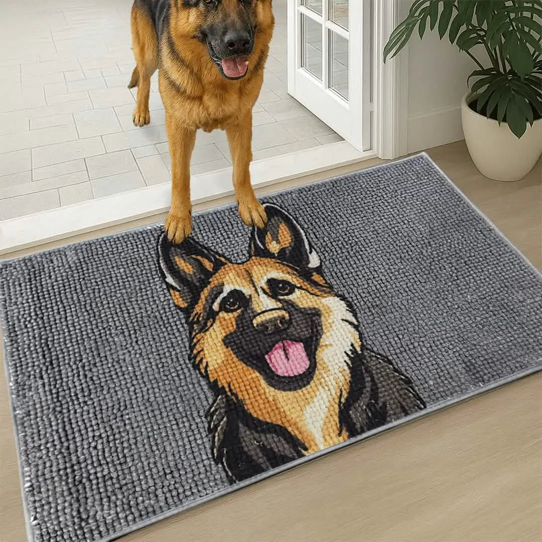 Muddy Mat Pet Portraits - Mud-Resistant Floor Protector