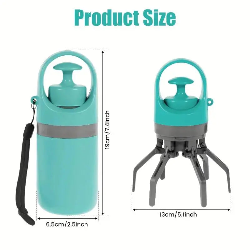 High-Quality Portable Pet Poop Scooper and Waste Bag Dispenser, 1 Count - Ideal for Outdoor Use