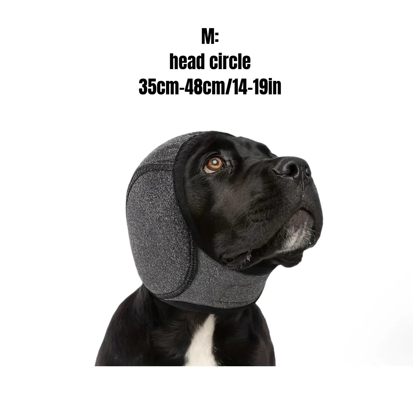 Dog Ear Protector Earmuffs and Bandana Set for Noise Reduction and Hearing Protection, Adjustable Design, Breathable Soft Material, Ideal for Swimming and Beach Use