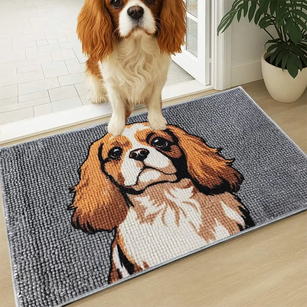 Muddy Mat Pet Portraits - Mud-Resistant Floor Protector