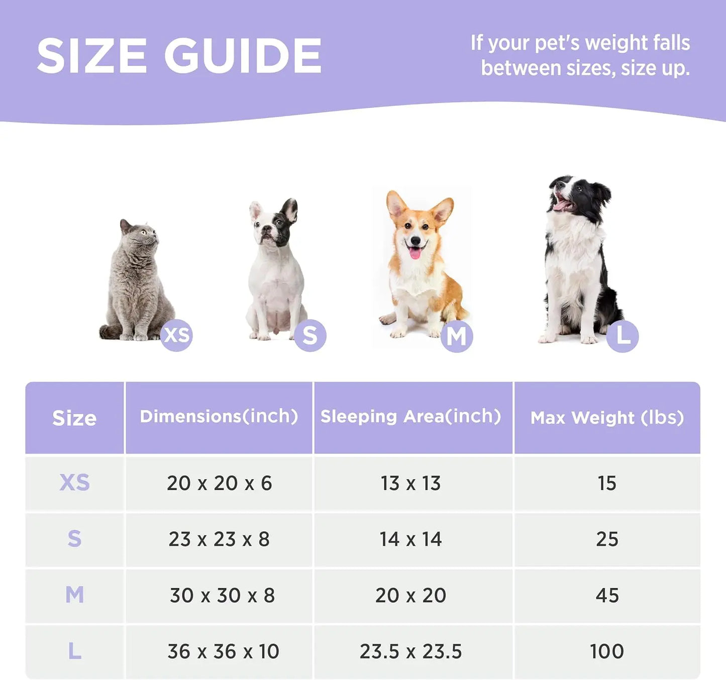 Lesure Luxurious Soft Donut Pet Bed - Plush Calming Bed for Small, Medium, and Large Dogs and Cats, Washable with Anti-Slip Bottom