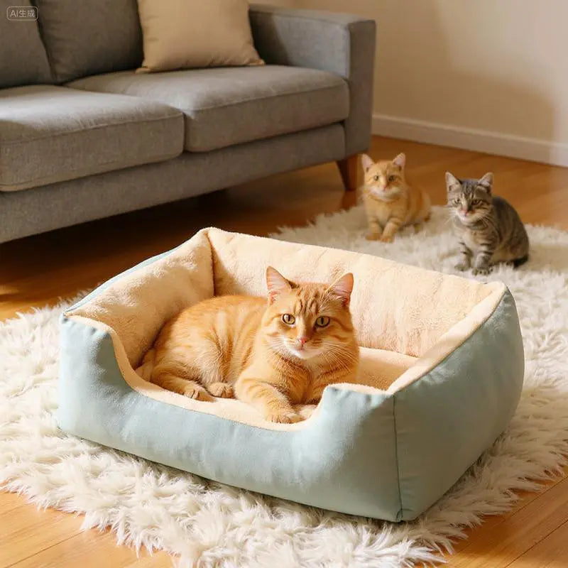 All-Season Insulated Pet Beds for Dogs and Cats, Durable and Warm Sleeping Bags for Small to Large Breeds
