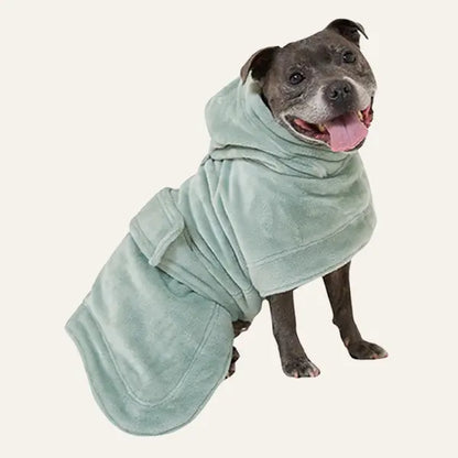 Darren & Phillip Calming Dog Robe - Fleece Coat for Anxiety Relief - Coordinating Women's Robe Available