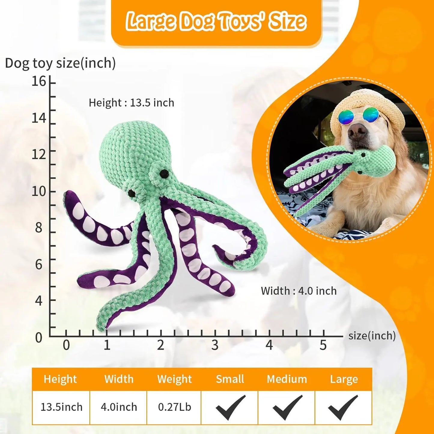 Durable Plush Chew Toys for Large Dogs and Other Pets with Interactive Sound Mechanism - Mrwj