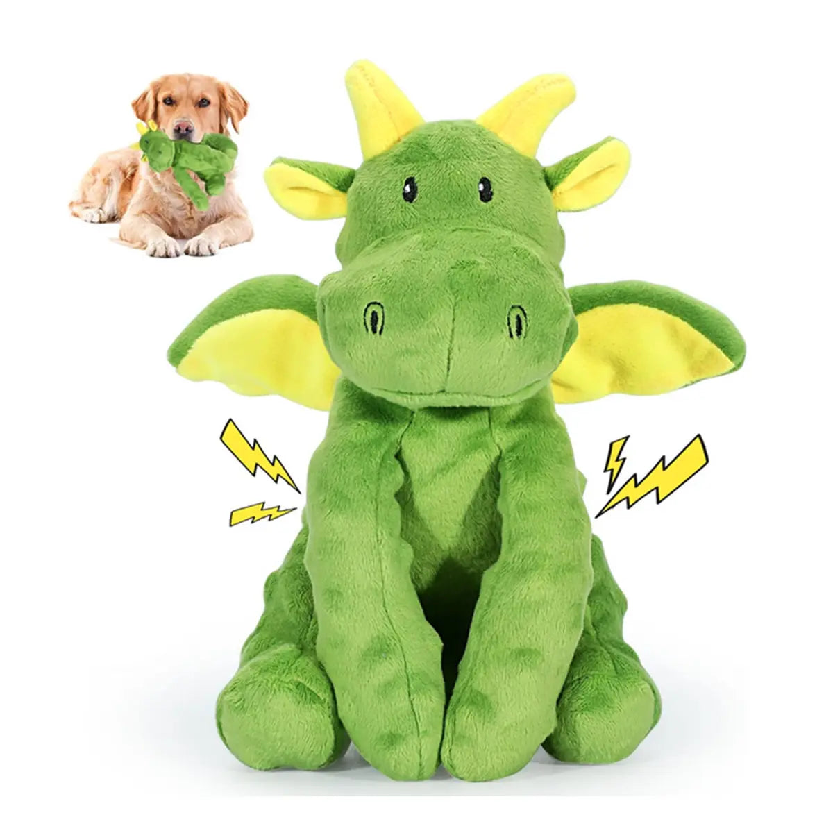 Durable Plush Chew Toys for Large Dogs and Other Pets with Interactive Sound Mechanism - Mrwj