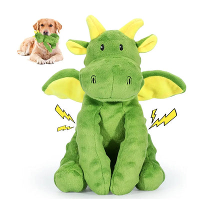 Durable Plush Chew Toys for Large Dogs and Other Pets with Interactive Sound Mechanism - Mrwj