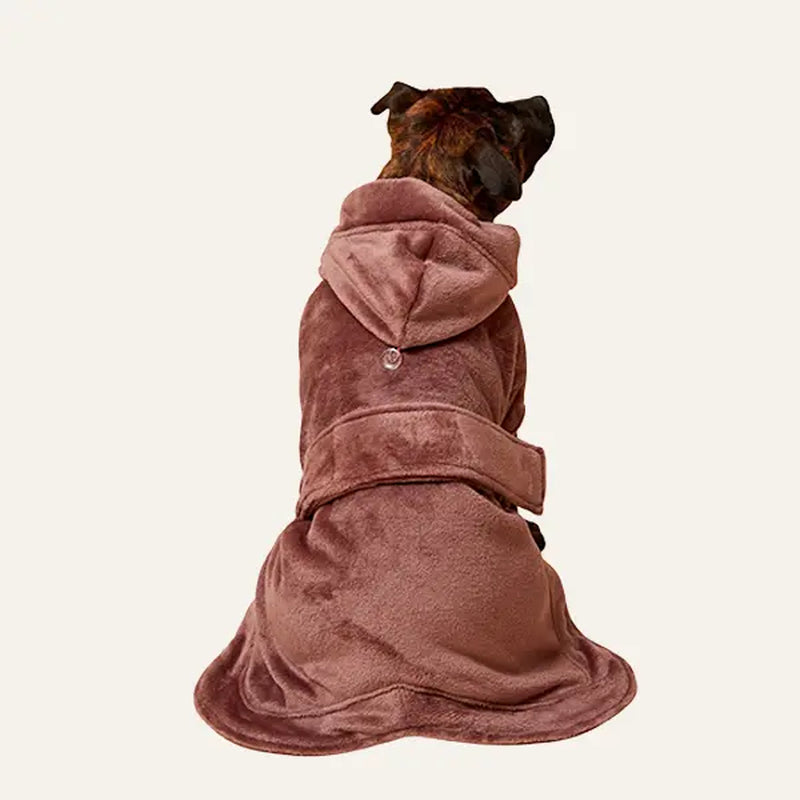 Darren & Phillip Calming Dog Robe - Fleece Coat for Anxiety Relief - Coordinating Women's Robe Available