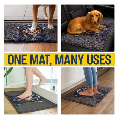 Muddy Mat Pet Portraits - Mud-Resistant Floor Protector