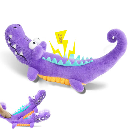 Durable Plush Chew Toys for Large Dogs and Other Pets with Interactive Sound Mechanism - Mrwj