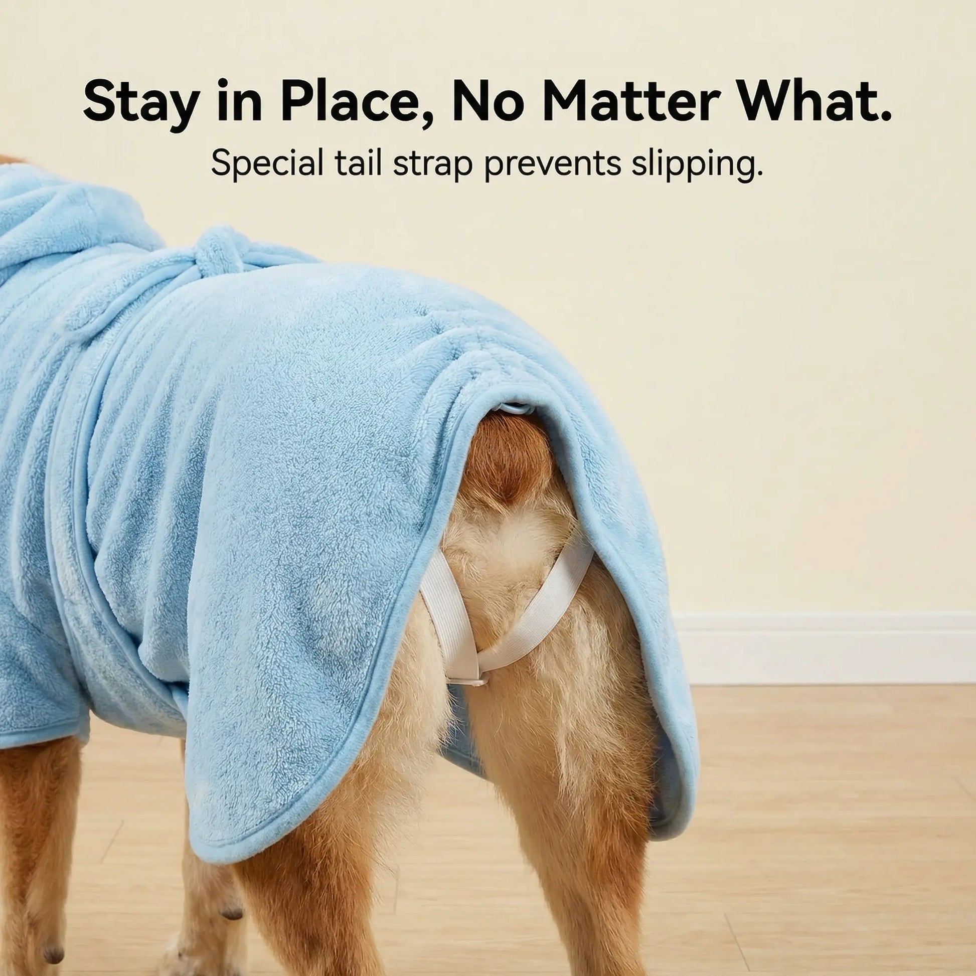Quick-Dry Superfine Fiber Pet Towel - Highly Absorbent Grooming Cloth for Dogs of All Sizes with Adjustable Design