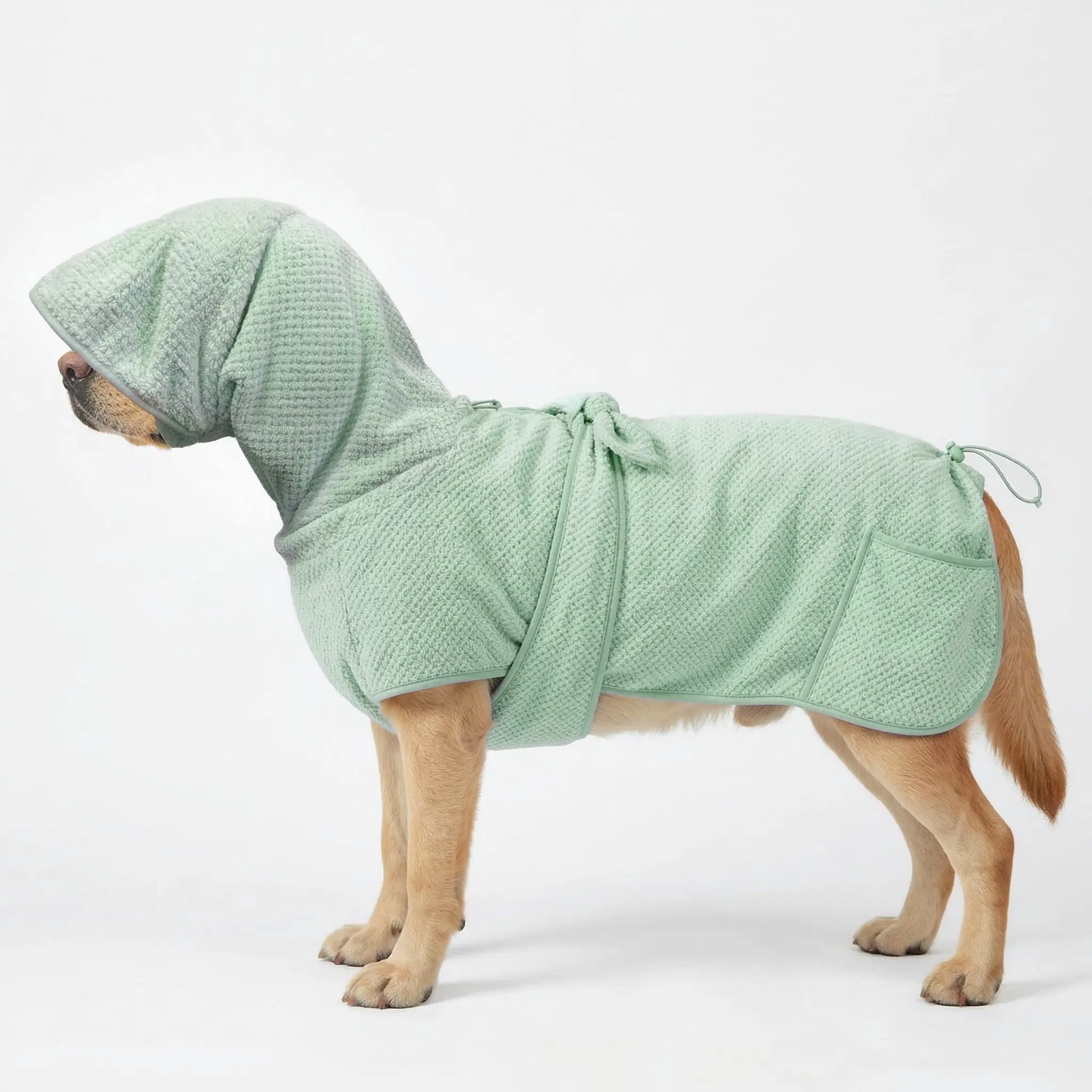 Quick-Dry Superfine Fiber Pet Towel - Highly Absorbent Grooming Cloth for Dogs of All Sizes with Adjustable Design