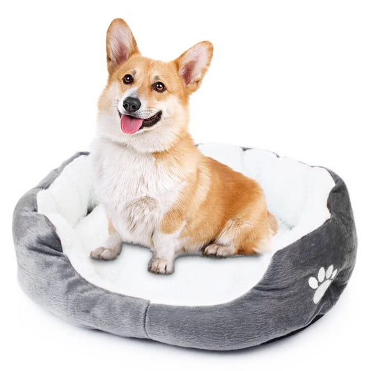 Cozy Calming Dog Bed for Small Pets - Anti-Anxiety, Non-Slip, and Machine Washable for Indoor/Outdoor Use