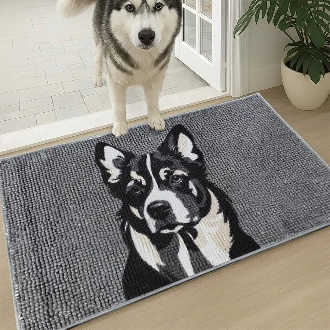 Muddy Mat Pet Portraits - Mud-Resistant Floor Protector