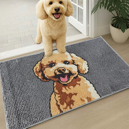 Muddy Mat Pet Portraits - Mud-Resistant Floor Protector
