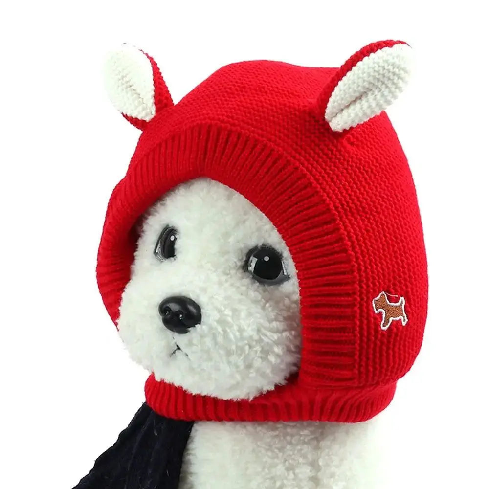 Dog Noise-Protection Ear Muffs, Large Knitted Ear Covers for Pets, 1 Piece