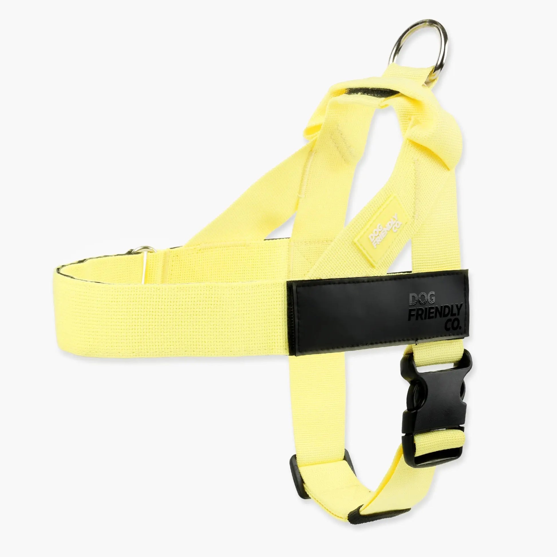 Dog Friendly Co. No-Pull Harness - Ergonomic Easy-Fit Design for Enhanced Safety and Comfort - Suitable for All Breeds - Lightweight and Chafe-Resistant Adjustable Straps