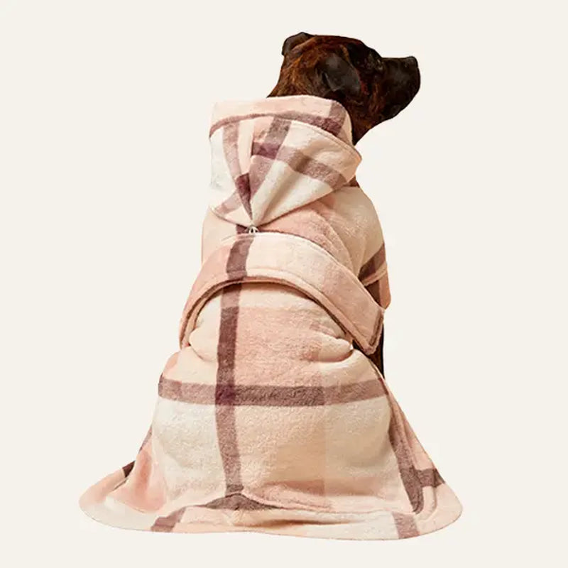 Darren & Phillip Calming Dog Robe - Fleece Coat for Anxiety Relief - Coordinating Women's Robe Available
