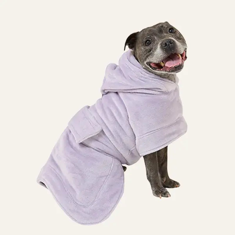 Darren & Phillip Calming Dog Robe - Fleece Coat for Anxiety Relief - Coordinating Women's Robe Available