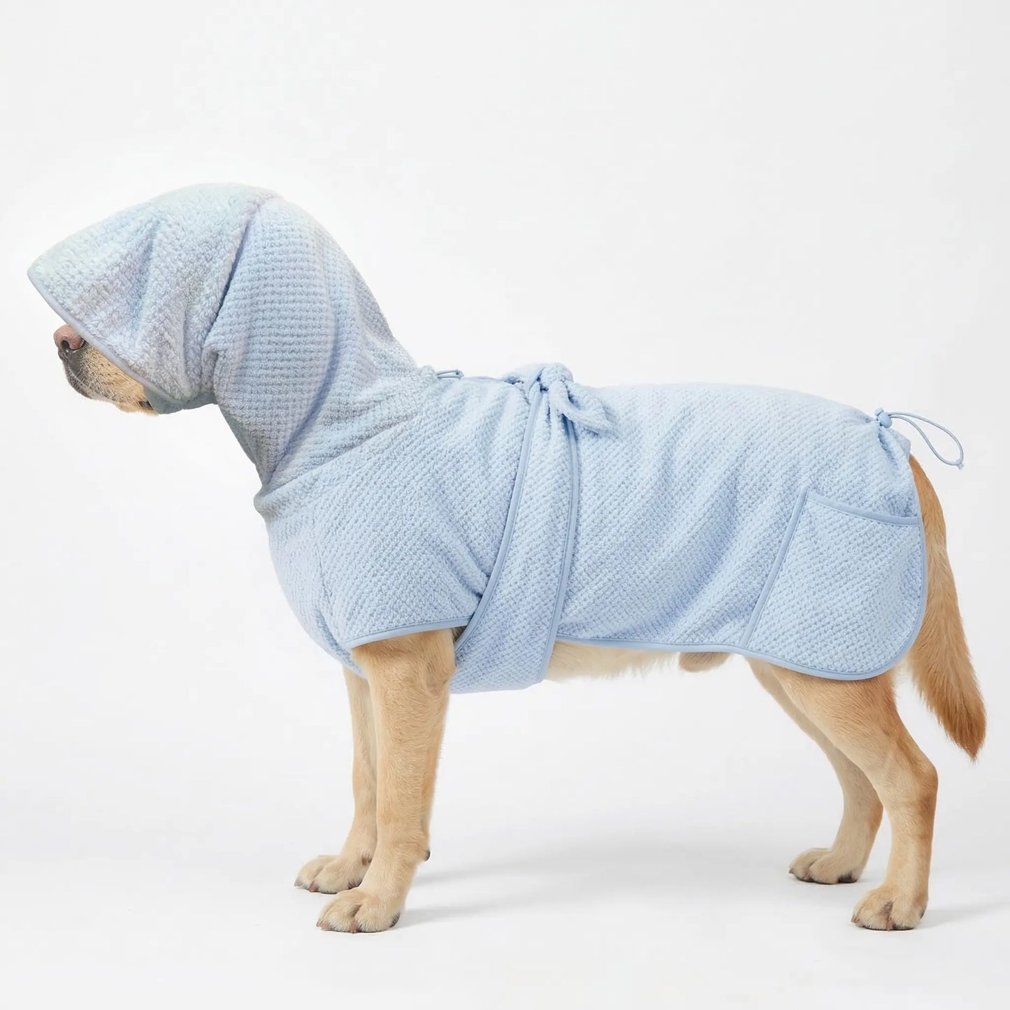 Quick-Dry Superfine Fiber Pet Towel - Highly Absorbent Grooming Cloth for Dogs of All Sizes with Adjustable Design