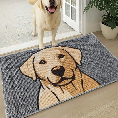 Muddy Mat Pet Portraits - Mud-Resistant Floor Protector