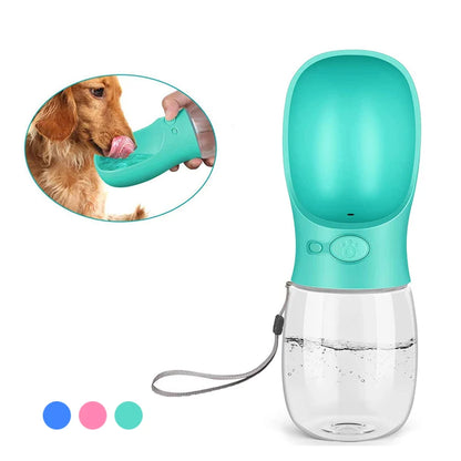 Portable Dog Water Bottle and Feeder for Outdoor Travel - Pet Water Dispenser for Dogs and Cats