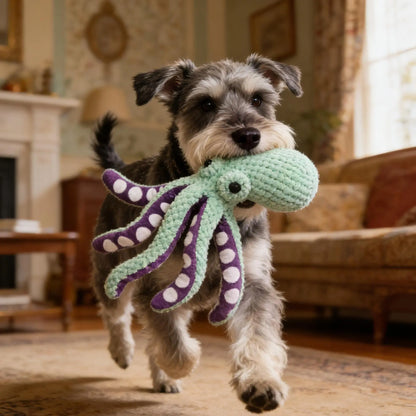 Durable Plush Chew Toys for Large Dogs and Other Pets with Interactive Sound Mechanism - Mrwj