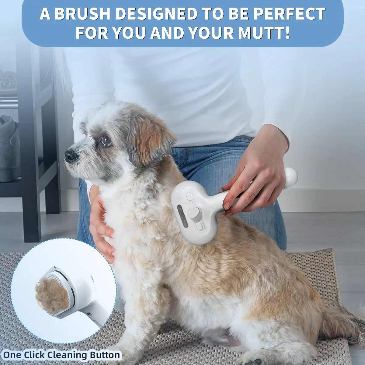 Catpick Pet Grooming Spray Comb for Hair Removal and Odor Elimination, Ideal for Cats and Dogs