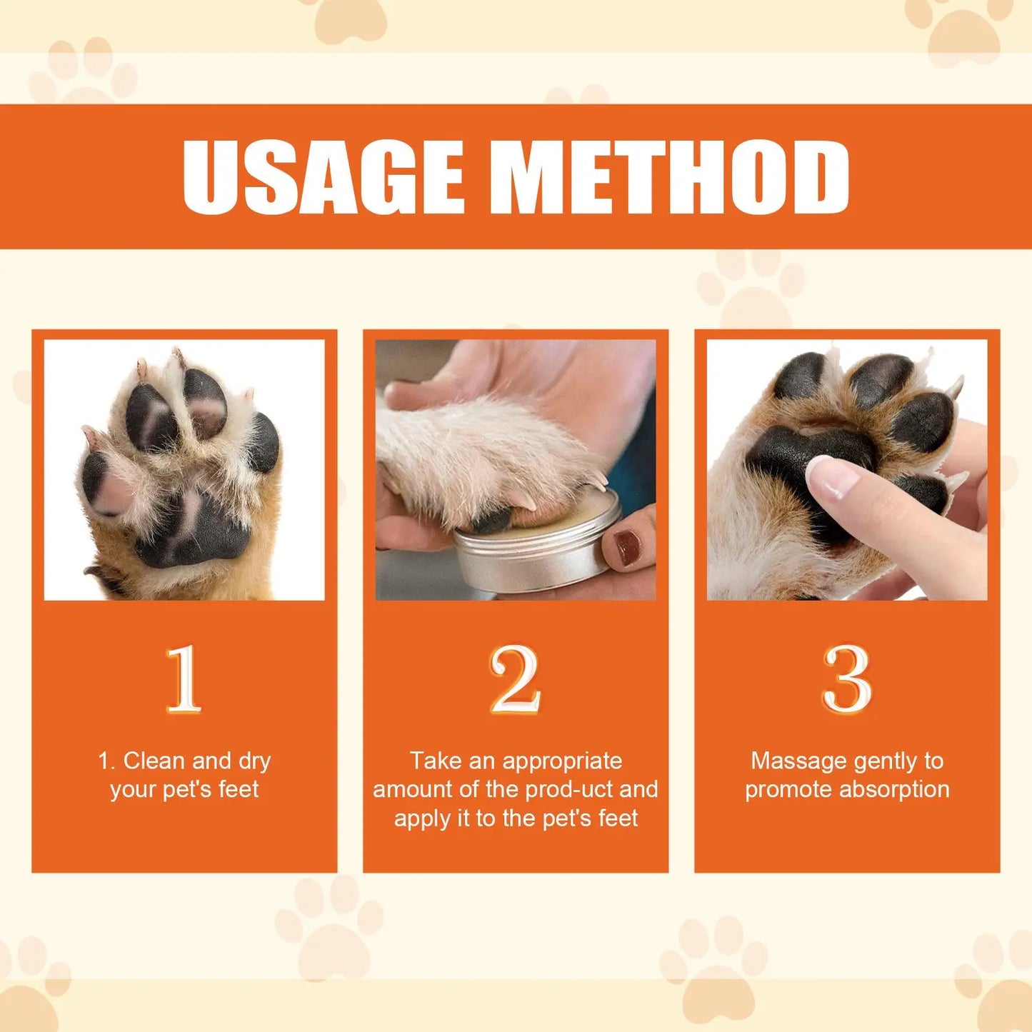 Pet Foot Care Balm and Moisturizing Cream for Dogs and Cats