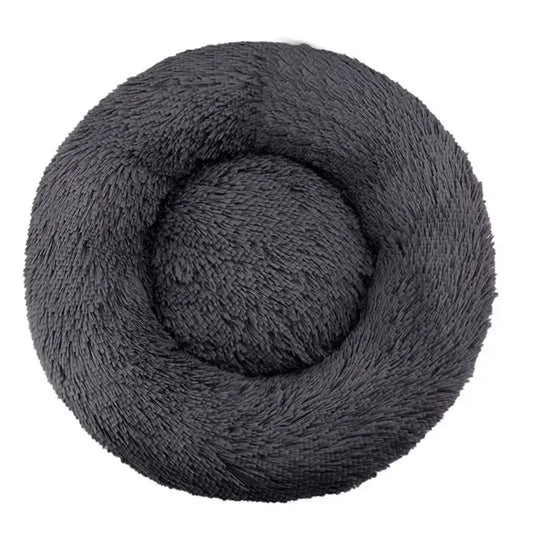 Winter Plush Pet Bed for Cats and Dogs - Cozy All-Season Comfort in Multiple Colors