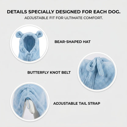 Quick-Dry Superfine Fiber Pet Towel - Highly Absorbent Grooming Cloth for Dogs of All Sizes with Adjustable Design
