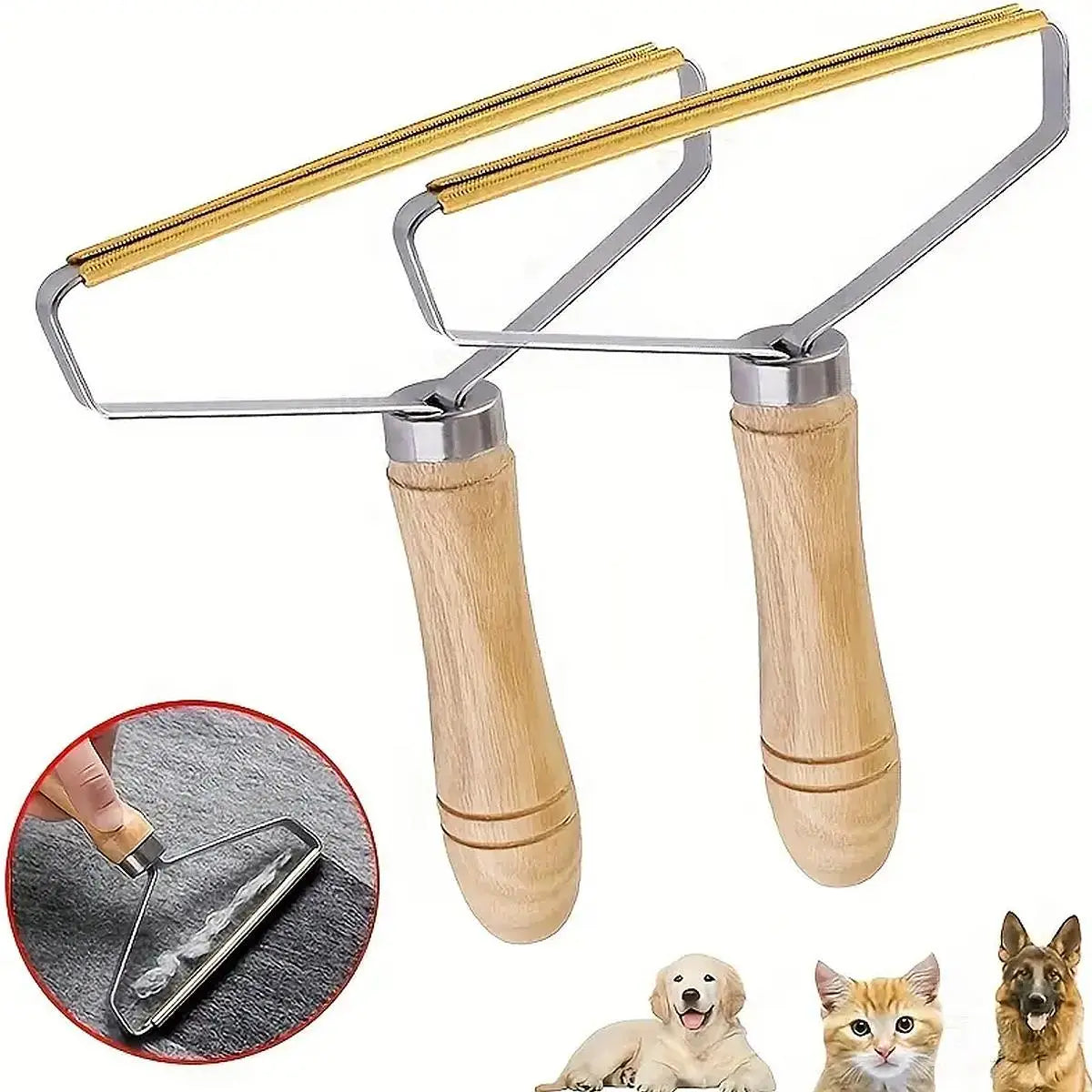 Pet Hair Removal Brush - Double-Sided Cleaning Tool for Clothes, Furniture, Carpets, Blankets, Pet Beds, and Rugs, Ideal for Valentine's Day Gifts