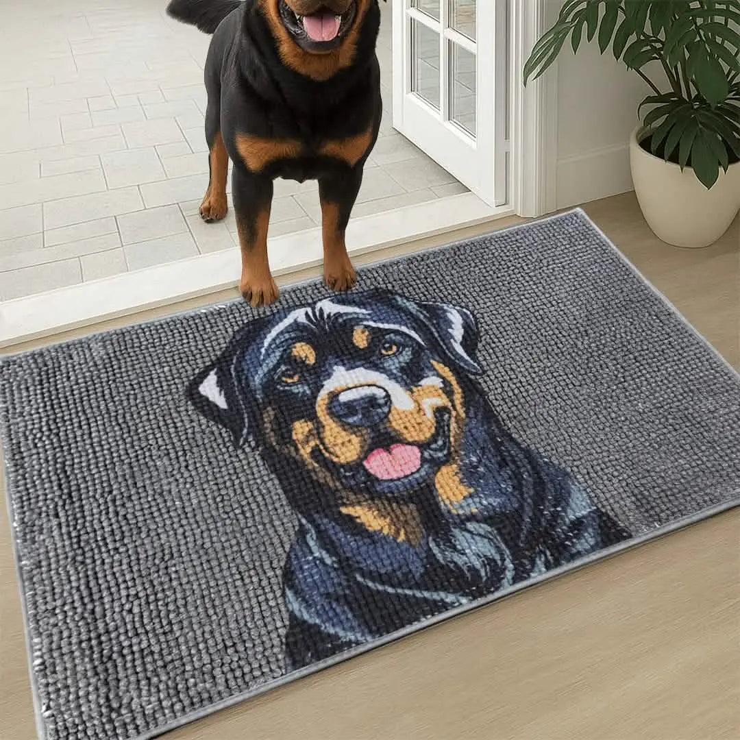 Muddy Mat Pet Portraits - Mud-Resistant Floor Protector
